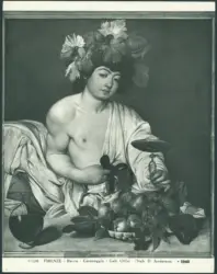 Firenze - Bacco - Caravaggio - Gall. Uffizi