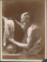 Roma - Palazzo Spada - Galleria. San Girolamo. (F. Salviati).