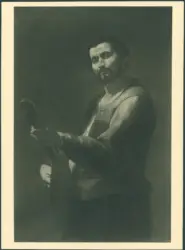 Anonimo caravaggesco italiano; Anonimo caravaggesco meridionale - sec. XVII - Suonatore di chitarra