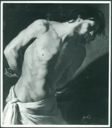 Anonimo caravaggesco - sec. XVII - Cristo alla colonna