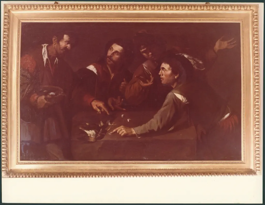 Anonimo caravaggesco francese - (?) - sec. XVII - Giocatori di dadi