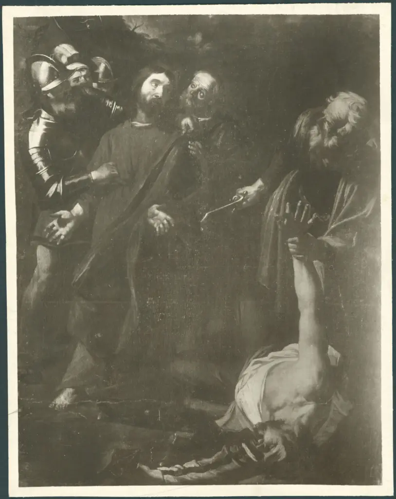 Cattura di Cristo nell'orto con l'episodio di Malco