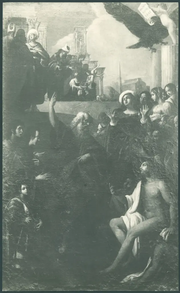 Baglione Giovanni  - sec. XVII - San Giovanni Evangelista resuscita un morto