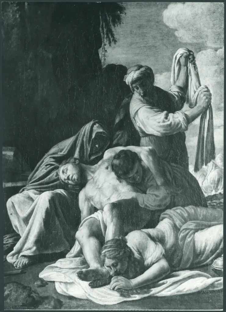 Bassetti Marcantonio  - sec. XVII - Deposizione di Cristo dalla croce