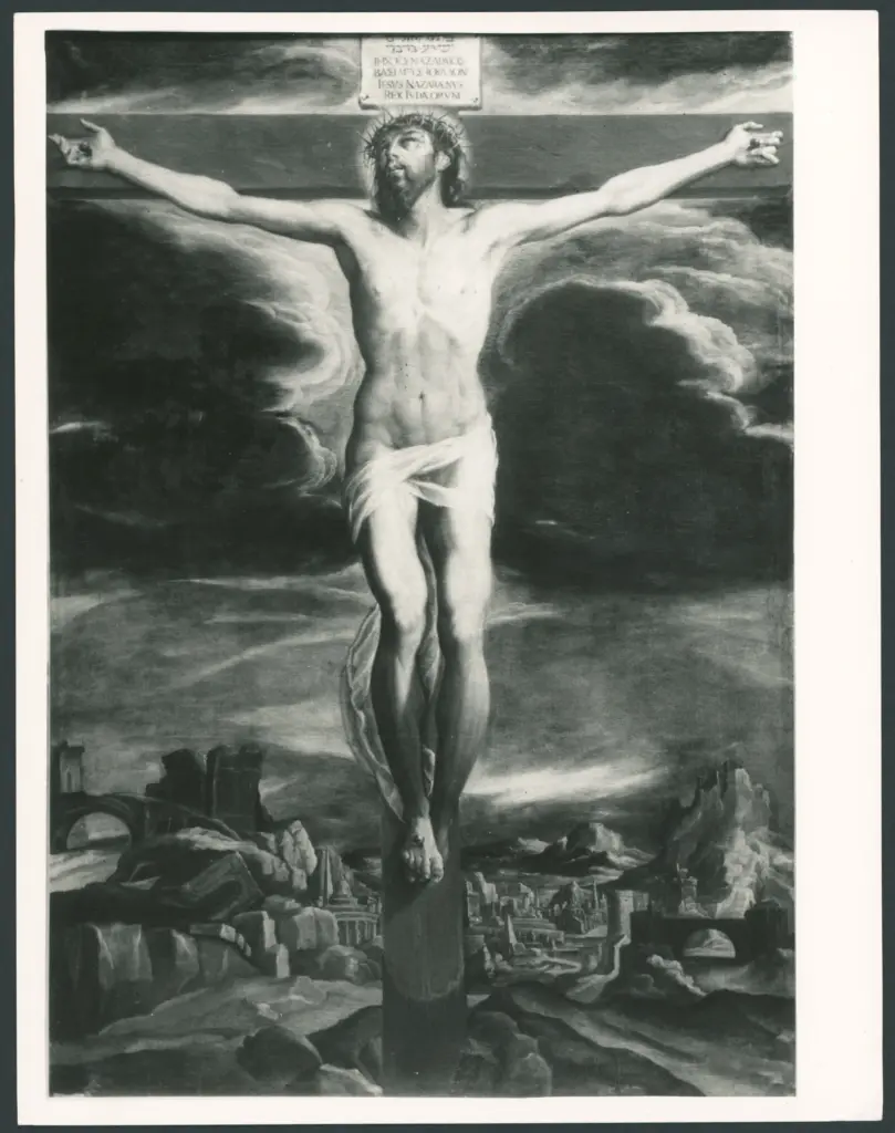 Cadiz. Museo Prov. "Jesus Crucificado". Lienzo de Horatio Borgiani