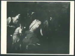 Caracciolo Giovanni Battista (Battistello) - sec. XVII - Cristo aiutato da Simone il Cireneo a portare la croce