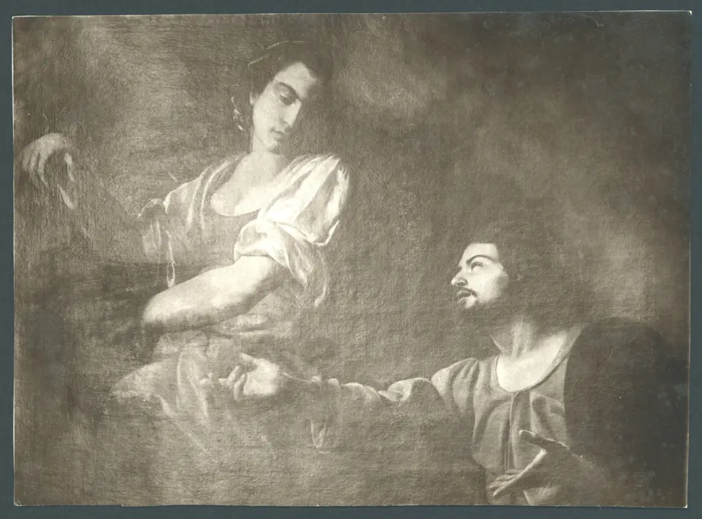 Caracciolo Giovanni Battista (Battistello) - sec. XVII - Cristo e la Samaritana al pozzo