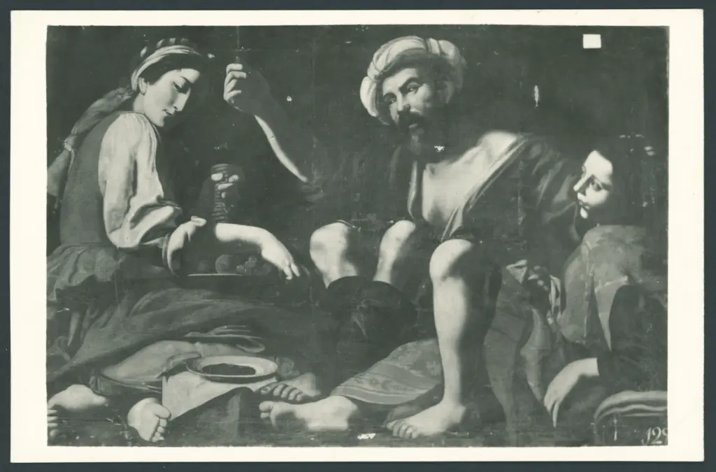 Caracciolo Giovanni Battista (Battistello) - sec. XVII - Lot e le figlie