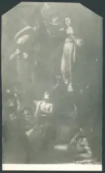 Caracciolo Giovanni Battista (Battistello) - sec. XVII - Immacolata Concezione con i santi Domenico e Francesco di Paola