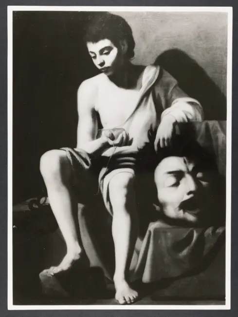 Caracciolo Giovanni Battista (Battistello) - sec. XVII - David con la testa di Golia