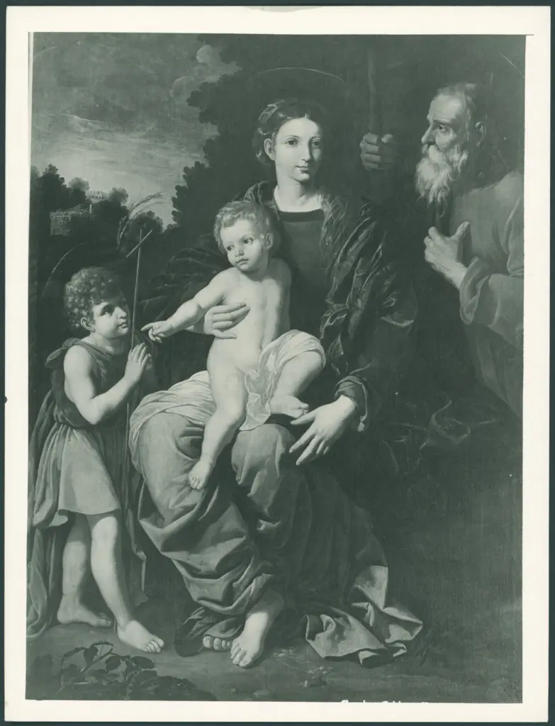 Barcelona - Col. Gil. "Sagrada Familia". Obra italiana h. 1600