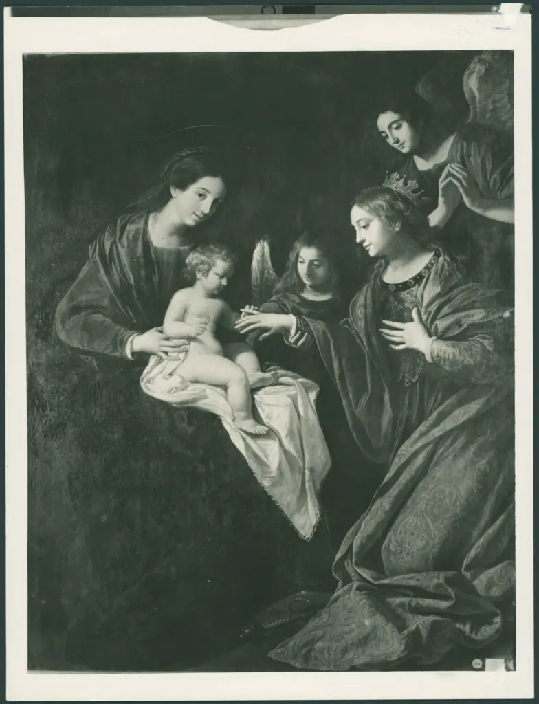 Madrid - Ac. S. Fernando. "Desposorios misticos de Sta Catilina"