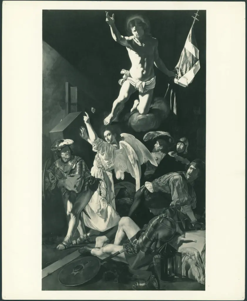 The Resurrection. Caravaggio School. Mr. & Mrs. Charles H. Worcester Collection