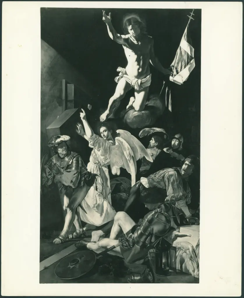 The Resurrection. Caravaggio School. Mr. & Mrs. Charles H. Worcester Collection