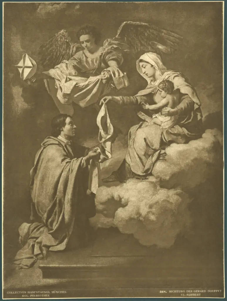 San Norberto riceve dalla Madonna lo scapolare