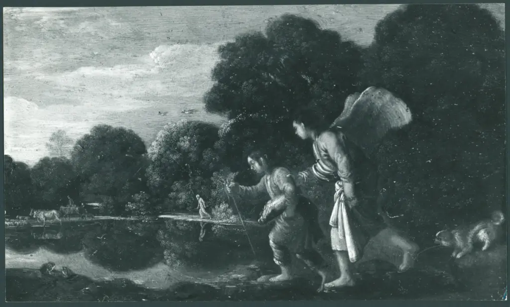 Elsheimer Adam - sec. XVII - Tobia e san Raffaele Arcangelo