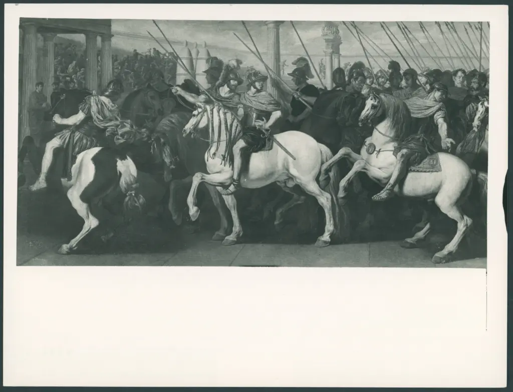 Ingresso di soldati romani nell'anfiteatro