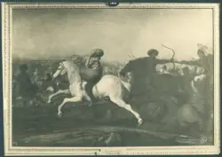 Falcone Aniello - sec. XVII - Battaglia tra cavalieri turchi e cristiani