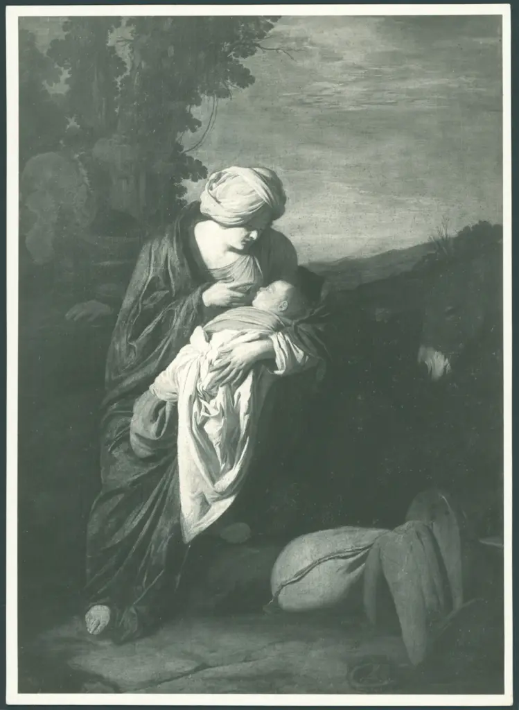 Falcone Aniello - sec. XVII - Riposo nella fuga in Egitto