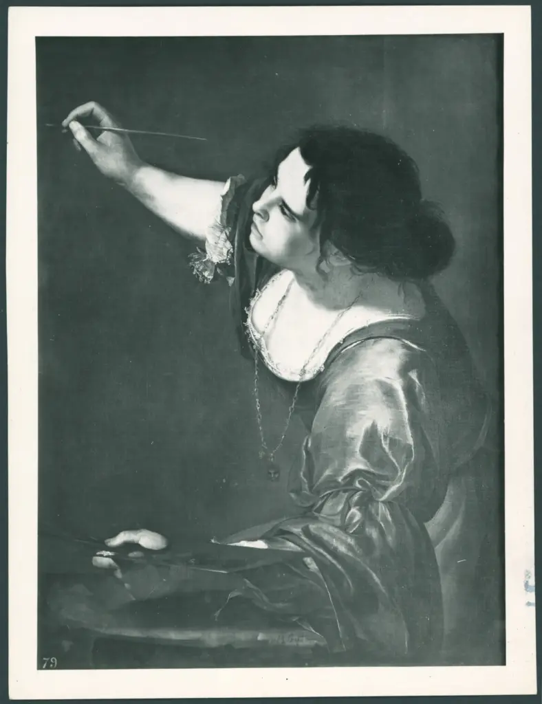 Autoritratto di Artemisia Gentileschi in veste di Allegoria della Pittura