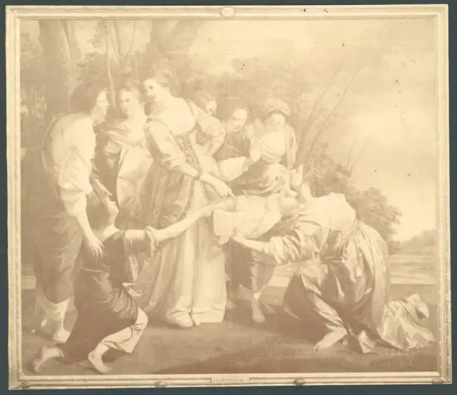 Mosè consegnato alla figlia del faraone