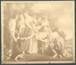 Gentileschi Orazio - sec. XVII - Mosè consegnato alla figlia del faraone