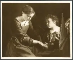 Gentileschi Orazio - sec. XVII - Santa Cecilia e un angelo