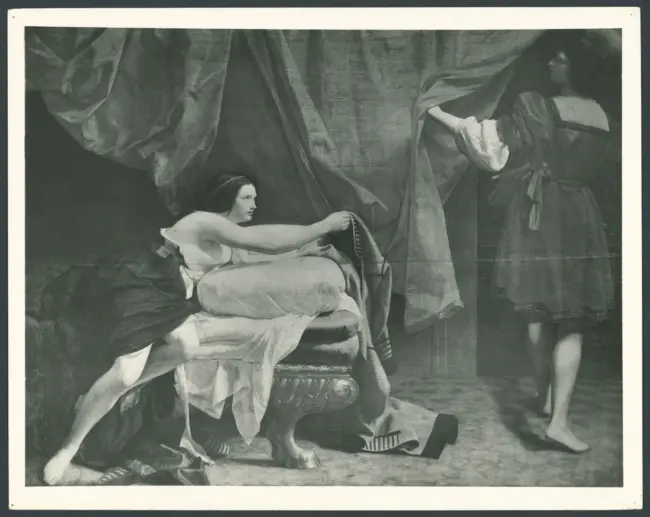 Gentileschi Orazio - sec. XVII - Giuseppe e la moglie di Putifarre