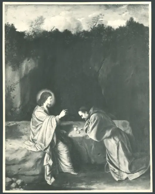 Gentileschi Orazio - sec. XVII - Apparizione di Cristo a san Francesco d'Assisi