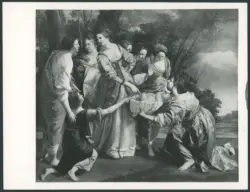 "Moses salvado da las aguas del Nilo". Orazio Gentileschi