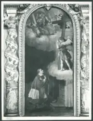 Gentileschi Orazio - sec. XVI/ XVII - San Carlo Borromeo contempla gli strumenti della Passione