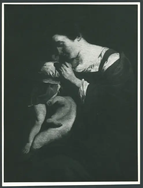 Gentileschi Orazio - sec. XVI/ XVII - Madonna con Bambino