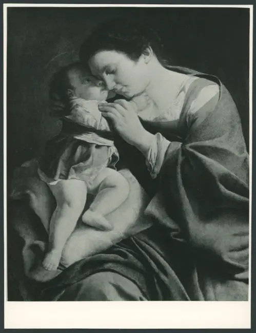 Gentileschi Orazio - sec. XVI/ XVII - Madonna con Bambino