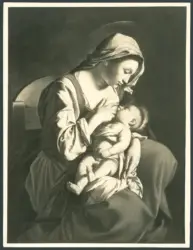 Gentileschi Orazio - sec. XVI/ XVII - Madonna con Bambino