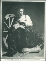 Roma. Prop. Principe Barberini. S. Caterina. (Scuola del Caravaggio).