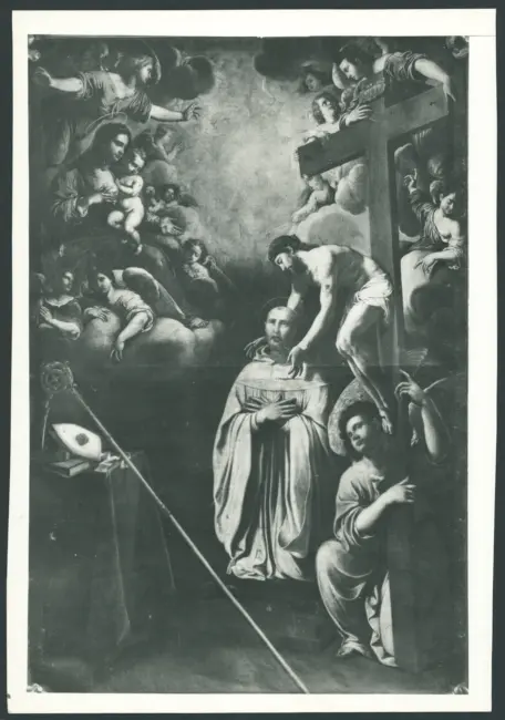 Gramatica Antiveduto  - sec. XVII - Visione di san Bernardo