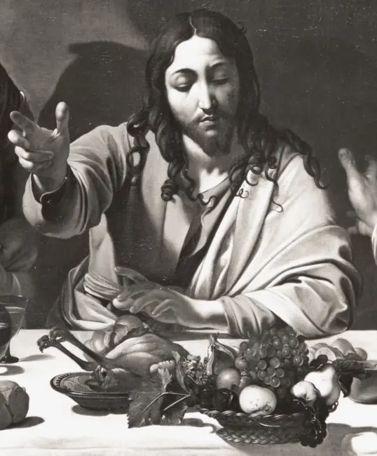 Merisi Michelangelo (Caravaggio) - copia da - sec. XVII - Cena in Emmaus