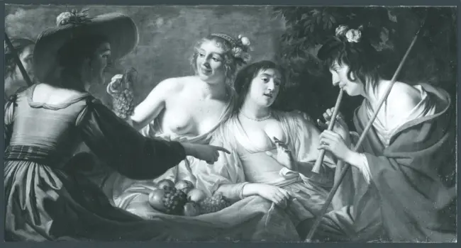 Honthorst Gerrit van (Gherardo delle Notti) - sec. XVII - Scena pastorale