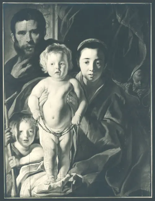 Jordaens Jacob il Vecchio - sec. XVII - Sacra Famiglia con san Giovannino