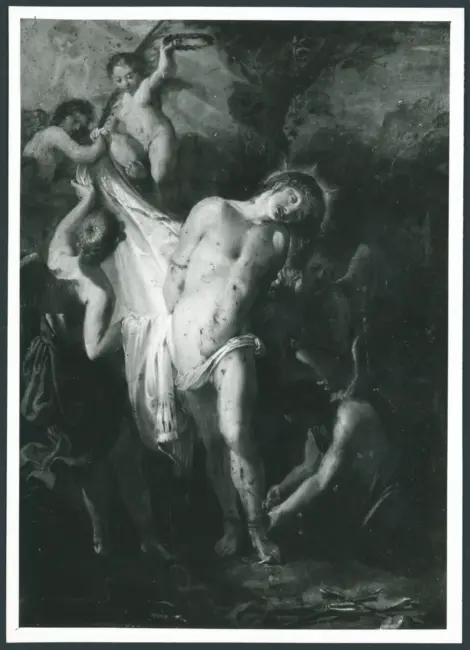 San Sebastiano curato dagli angeli