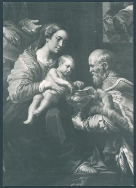 Anbetung der HL. Drei Könige. Ausschnitt, Gerard Seghers (1592-1651)