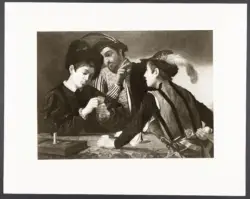 Merisi Michelangelo (Caravaggio) - sec. XVI - Giocatori di carte