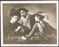 I Giuocatori - Caravaggio - Galleria Sciarra