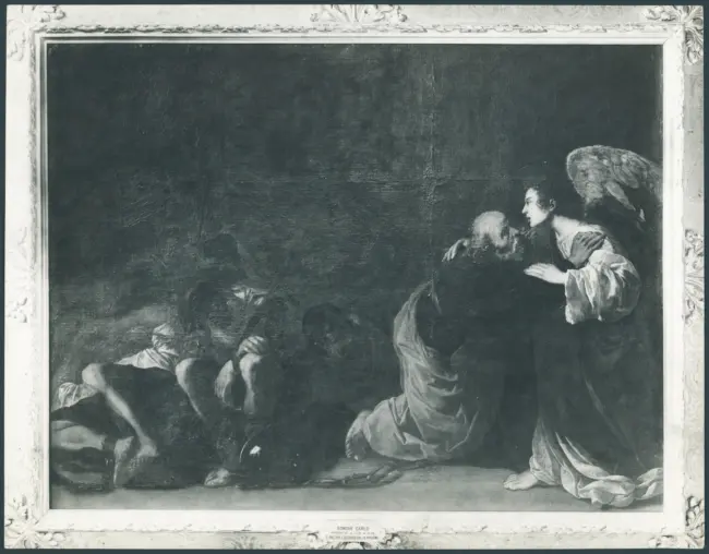 Anonimo caravaggesco nordico (?); Maestro del San Pietro Liberato dal carcere; Gentileschi Orazio - sec. XVII - San Pietro liberato dal carcere da un angelo