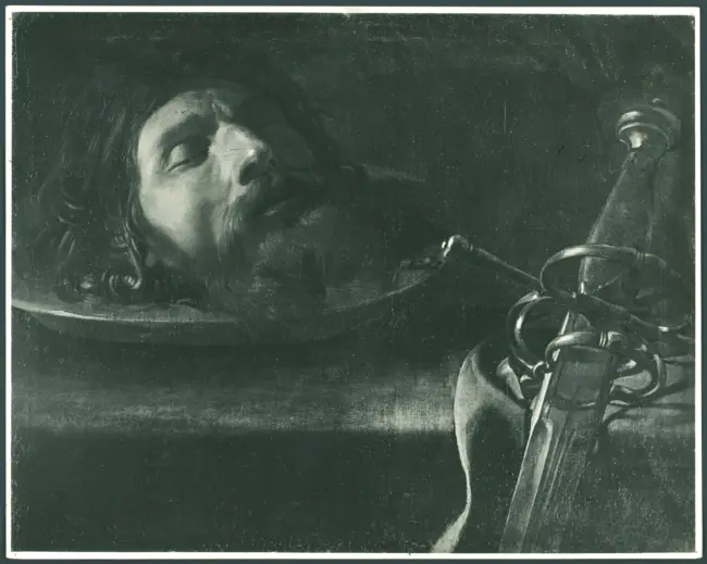 Manfredi Bartolomeo - sec. XVII - Testa di san Giovanni Battista
