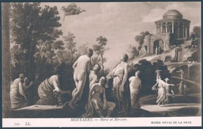 Moeyaert- - Hersé et Mercure. Musée Royal de La Haye