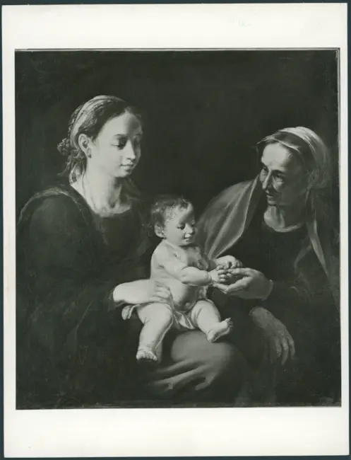 Musso Nicolò - sec. XVII - Madonna con Bambino e sant'Anna