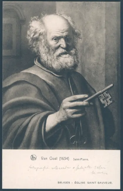 Van Oost (1634). Saint-Pierre. Bruges, église Saint-Sauveur.