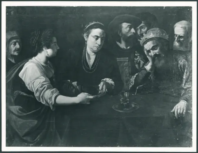 Paolini Pietro - sec. XVII - Salomè consegna ad Erodiade la testa di san Giovanni Battista