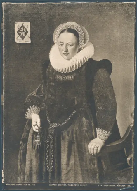 München Pinakothek No. 874. Gerard Douffet, Bildnis eines Kaufherren